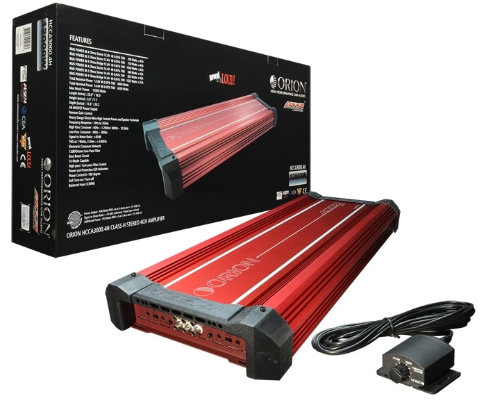 Orion® HCCA 4 Channel Class H Amps