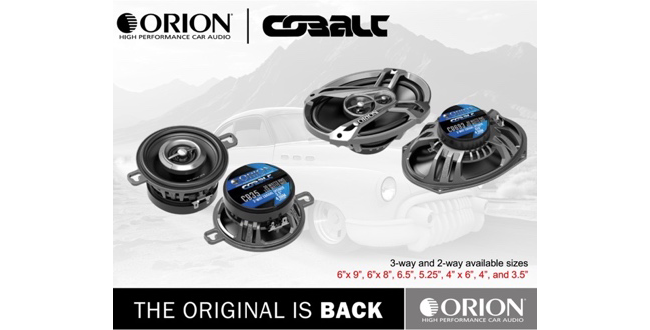 FREE TEST RIDE: Experience Top-Tier Sound with Orion's New Cobalt Speaker Collection, Now Shipping - Orion Car Audio