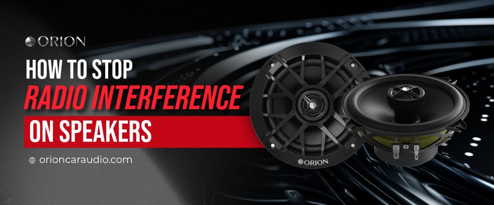 how to stop radio interference on speakers