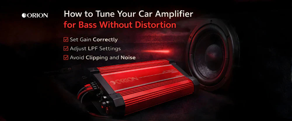 How to Tune a Car Amplifier for Maximum Bass Without Distortion