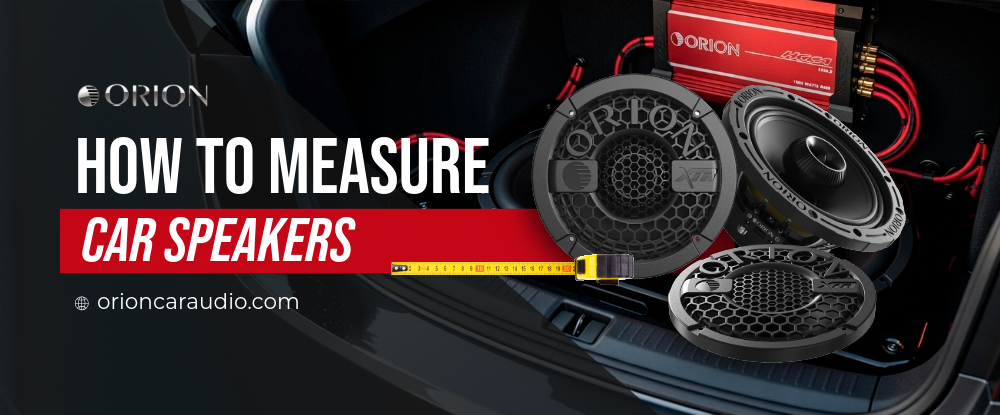 how to measure car speaker size