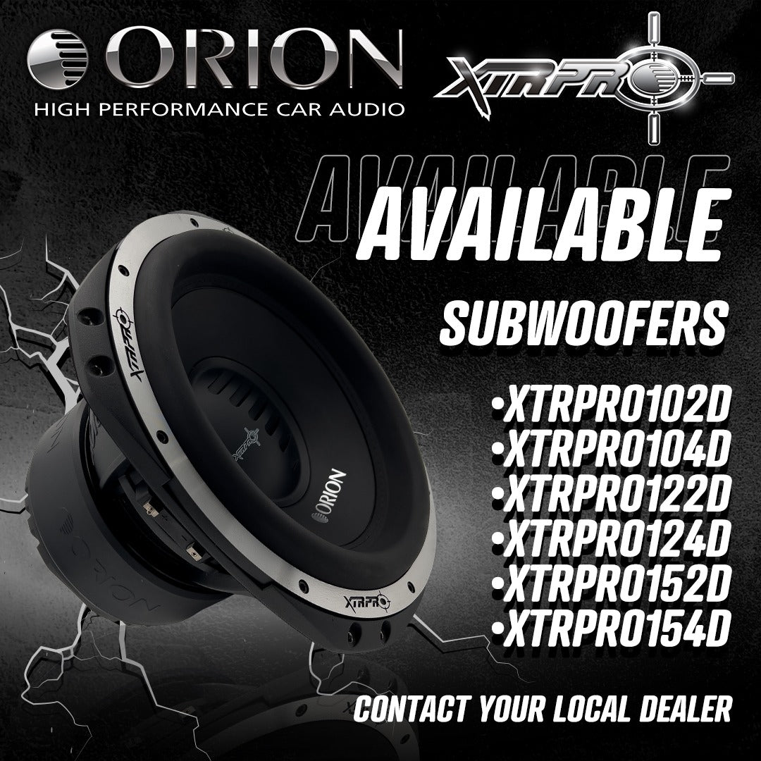 Orion Car Audio Restocks XTRPRO Woofers