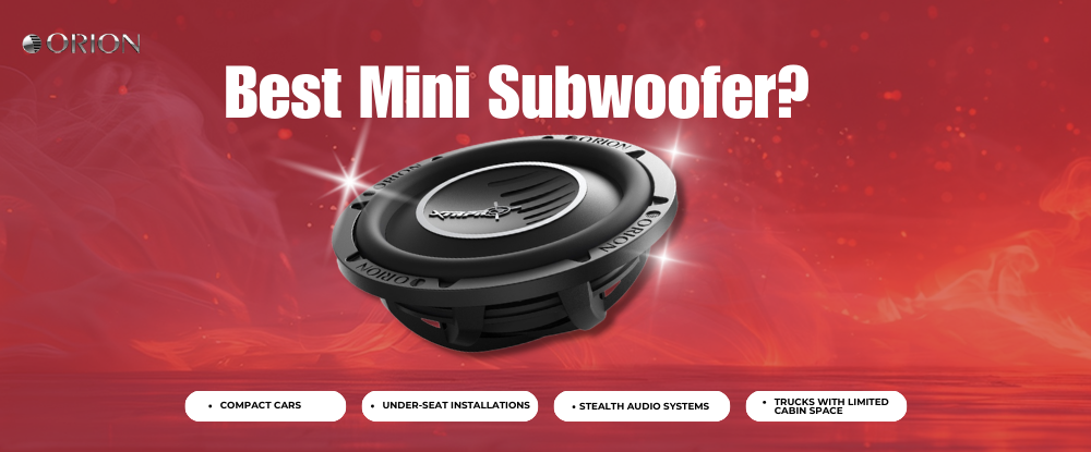 Best Mini Subwoofer for Maximum Bass Performance