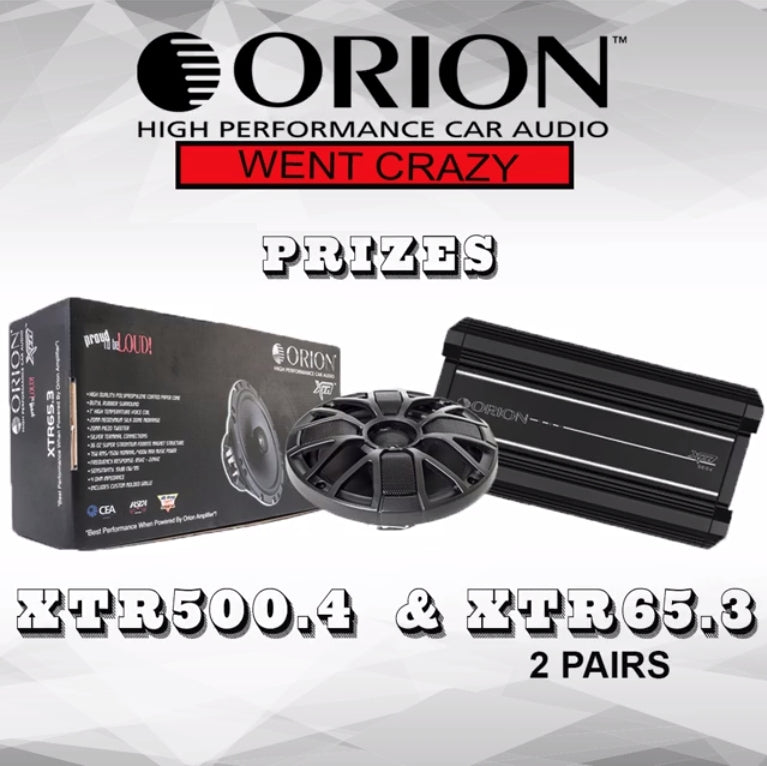ORION WENT CRAZY! New Facebook contest starts today!