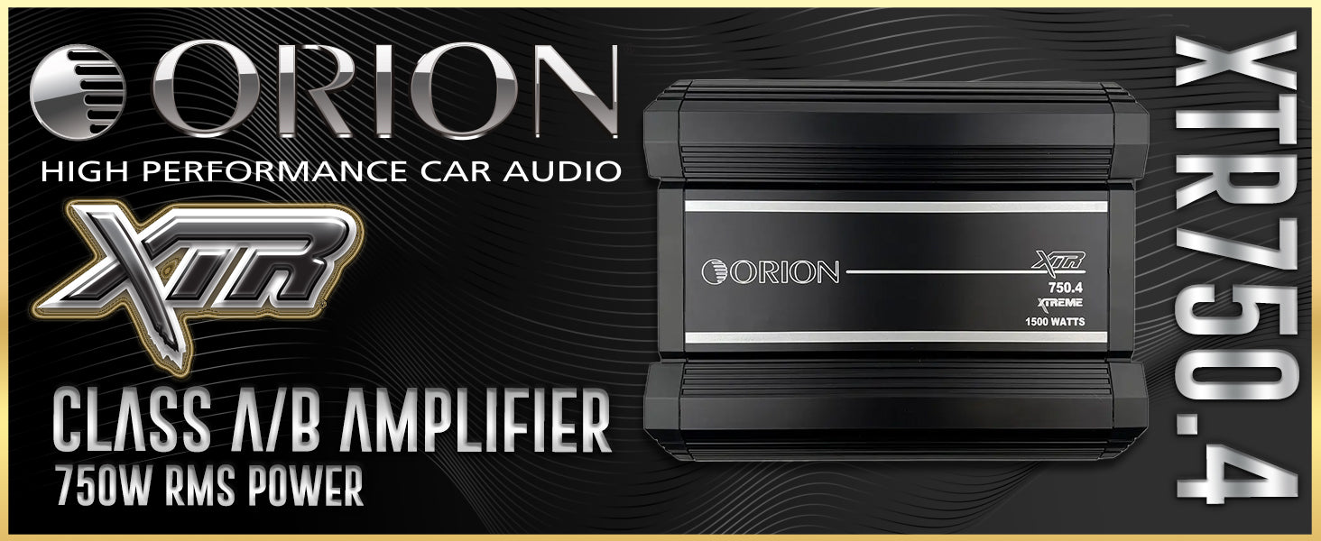 XTR750.4 - 750 Watt RMS 4 Channel Class A/B Amplifier