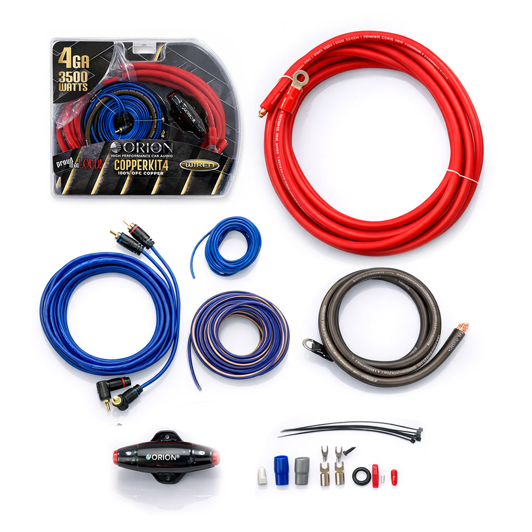 東方神起 Cassiopeia MEMBERSHIP KIT ORION 4-GAUGE 100% OXYGEN FREE COPPER (OFC) AMPLIFIER WIRING KIT I COP