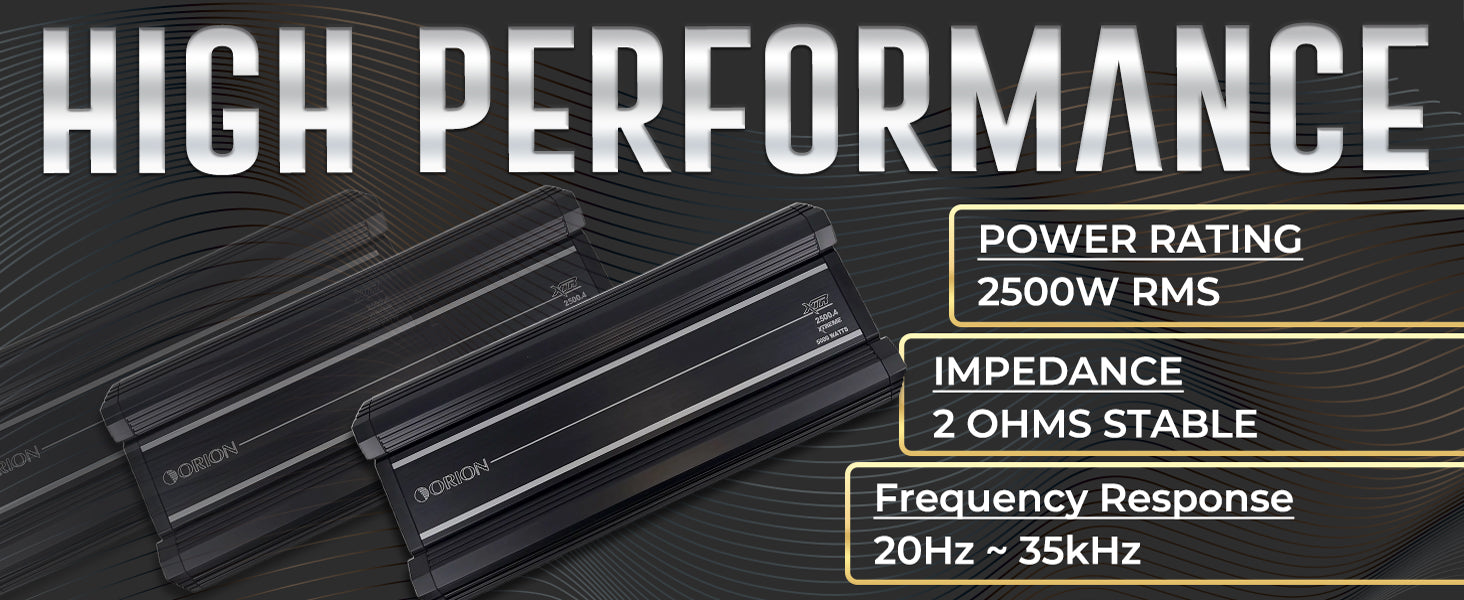 XTR2500-4 Car Amplifier 4 Channel | 2500 Watt RMS Class A/B