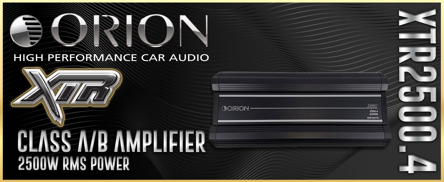 XTR2500-4 Car Amplifier 4 Channel | 2500 Watt RMS Class A/B