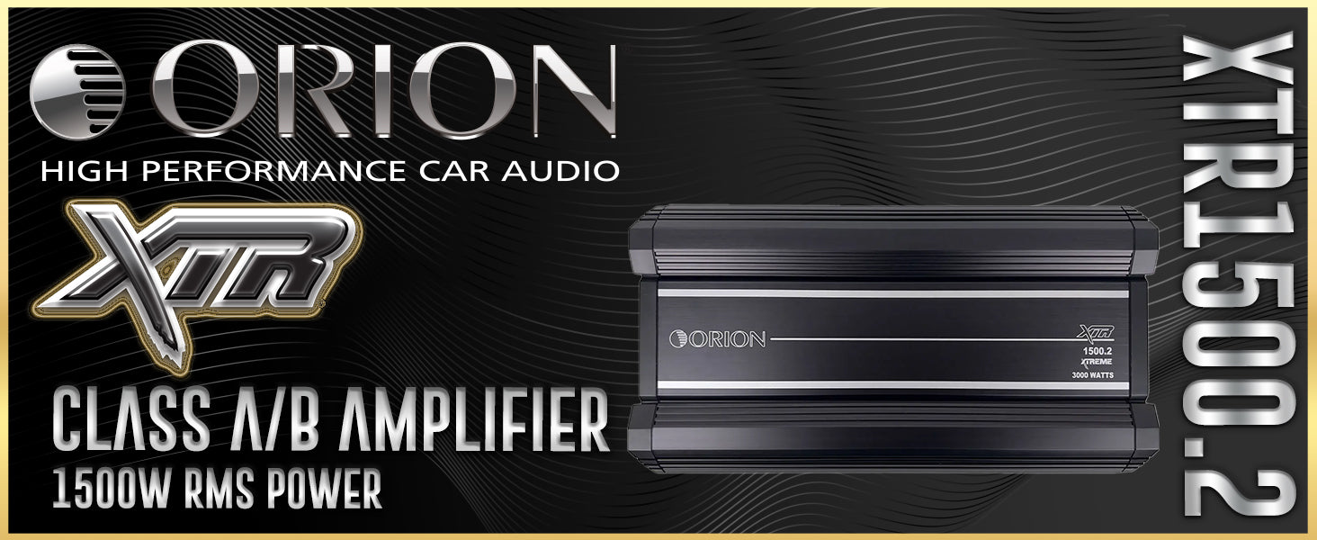 XTR1500.2 - 1500 Watt RMS 2 Channel Class A/B Amplifier