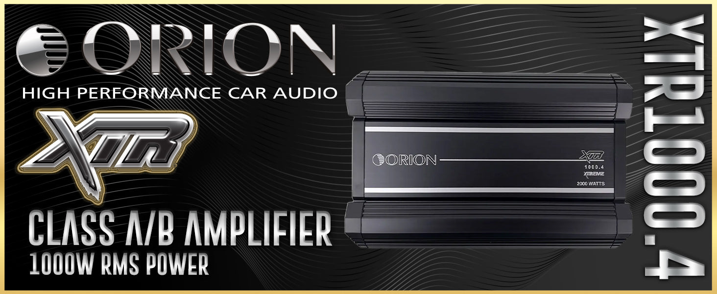 XTR1000.4 - 1000 Watt RMS 4 Channel Class A/B Amplifier