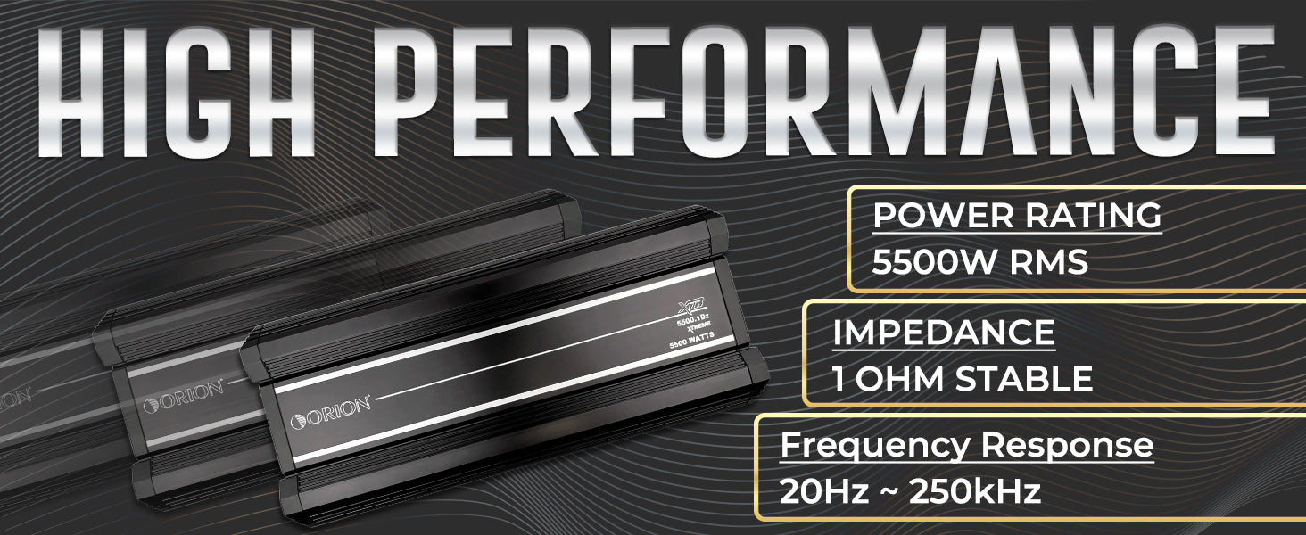 XTR5500.1Dz - 5500 Watt RMS Class D Monoblock Amplifier