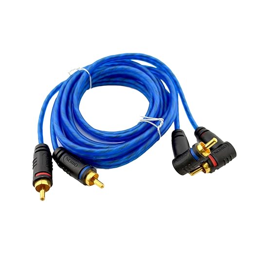 RCA 6V6 2本 ORION Wired CR6FT (6-Ft Blue) 2 Channel RCA Male to RCA Male Stereo Ca