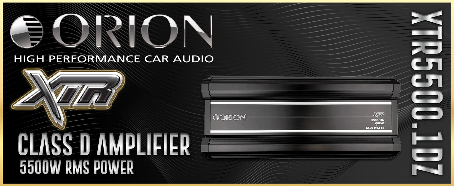XTR5500.1Dz - 5500 Watt RMS Class D Monoblock Amplifier