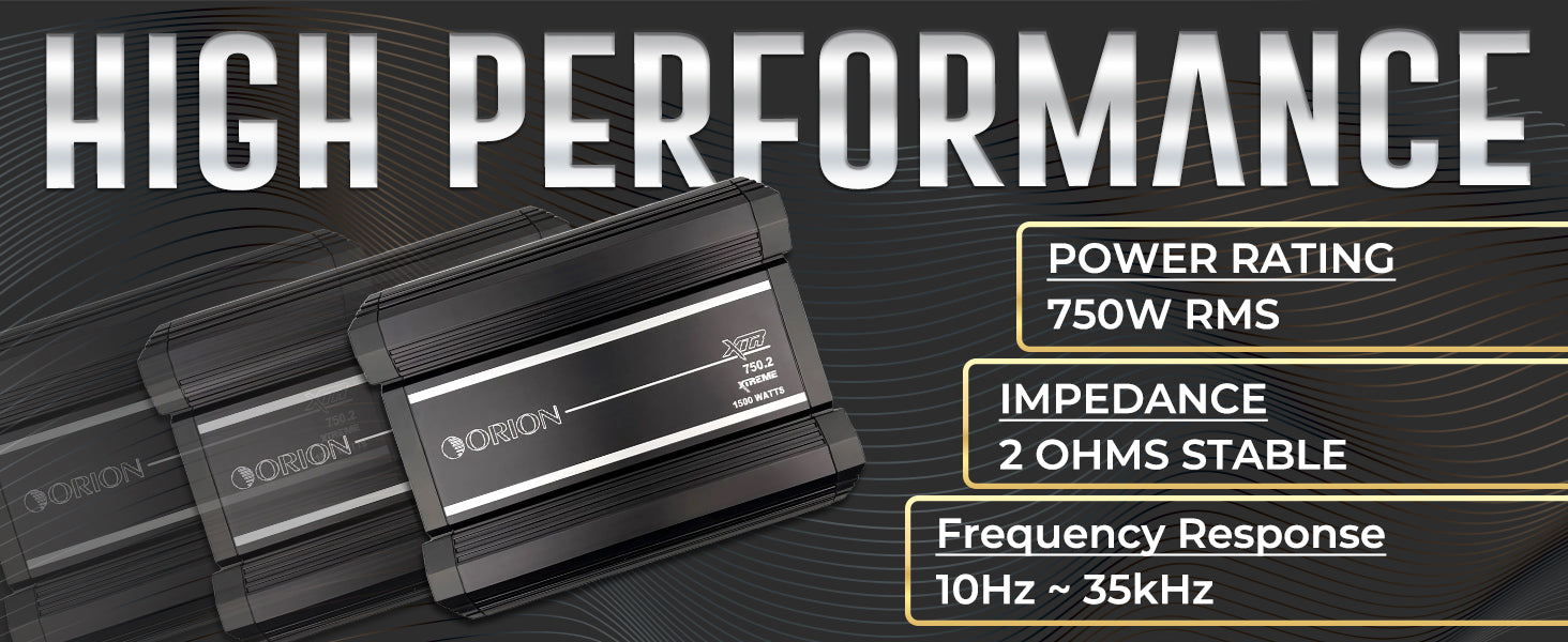 XTR750.2 - 750 Watt RMS 2 Channel Class A/B Amplifier