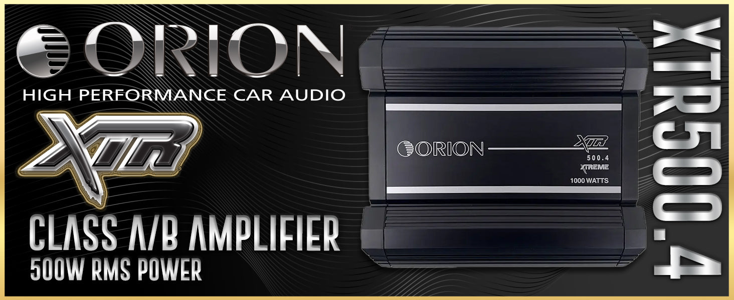 XTR500.4 - 500 Watt RMS 4 Channel Class A/B Amplifier