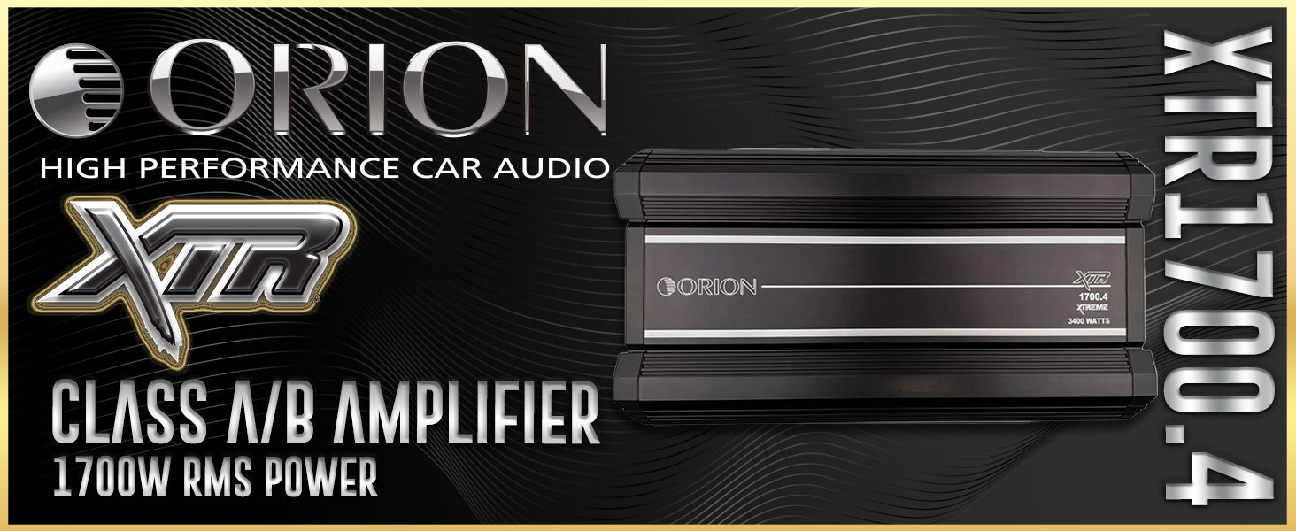 XTR1700.4 - 1700 Watt RMS 4 Channel Class A/B Amplifier