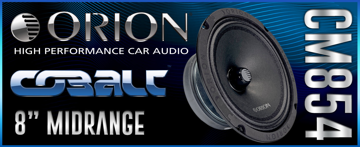 CM854 - 8 Inch 4 Ohm Midrange Speaker 300 Watts RMS