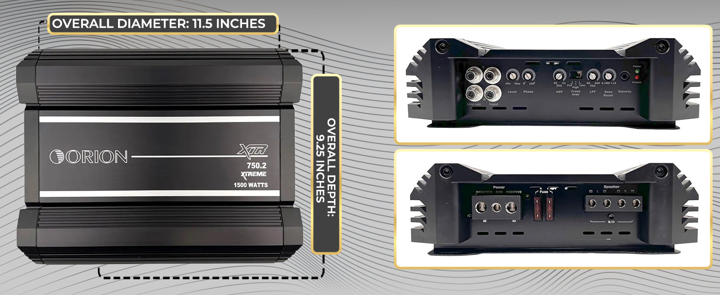 XTR750.2 - 750 Watt RMS 2 Channel Class A/B Amplifier
