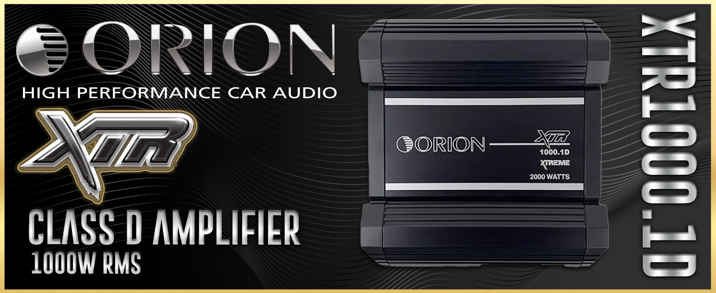 XTR1000.1D - 1000 Watt RMS Class D Monoblock Amplifier