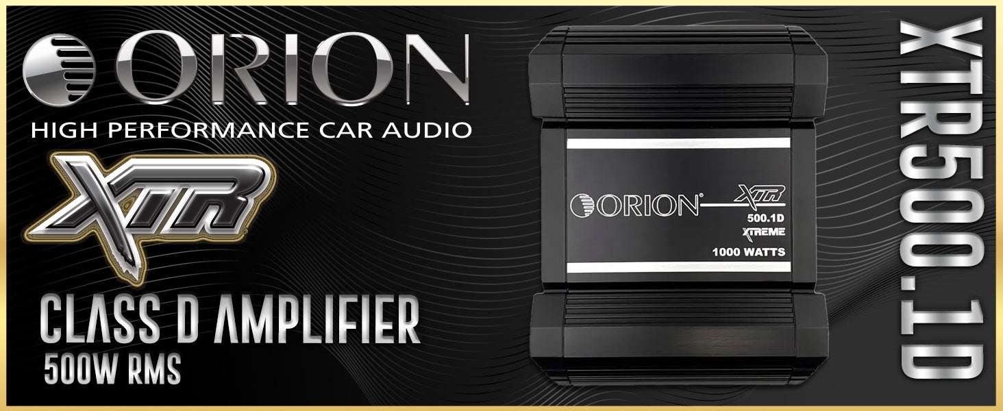 XTR500.1D - 500 Watt RMS Class D Monoblock Amplifier