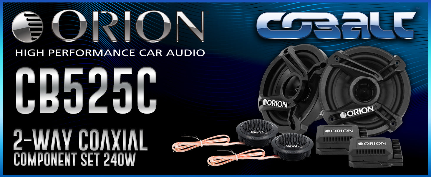CB525C - Altavoces de componentes de 5,25 pulgadas 