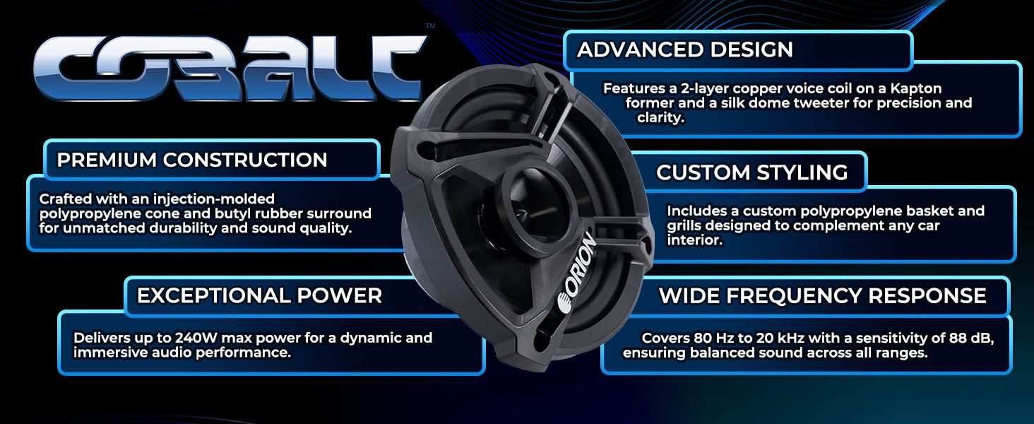 CB525C - Altavoces de componentes de 5,25 pulgadas 
