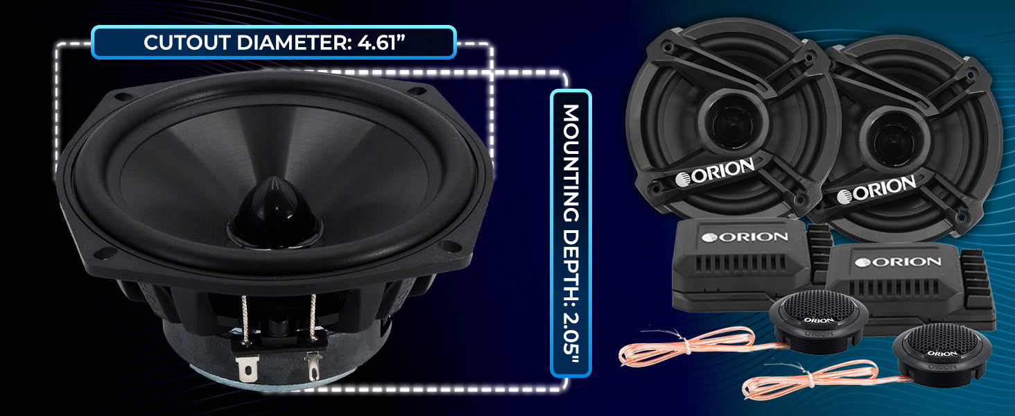 CB525C - Altavoces de componentes de 5,25 pulgadas 