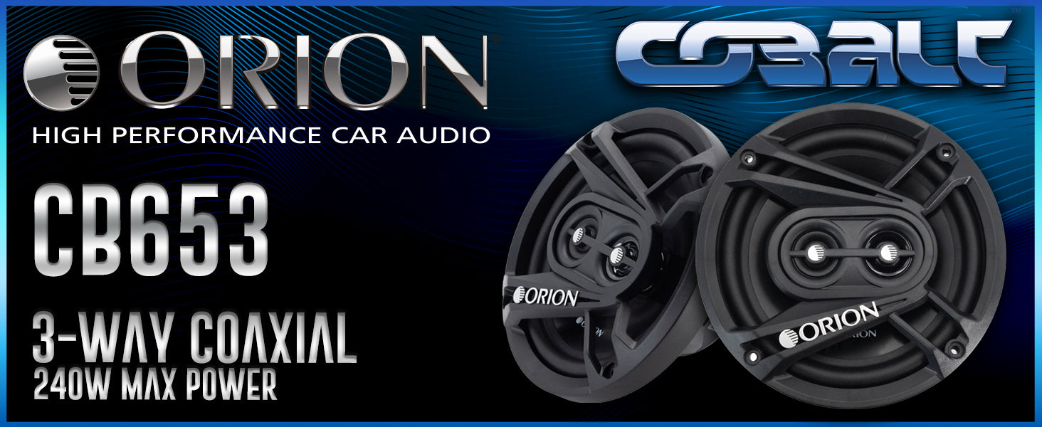 CB653 - Altavoces de 3 vías y 6,5 pulgadas 