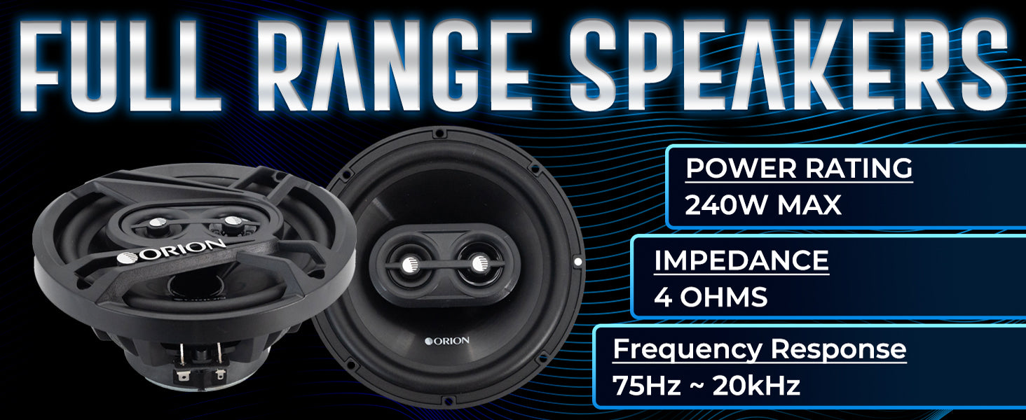 CB653 - Altavoces de 3 vías y 6,5 pulgadas 