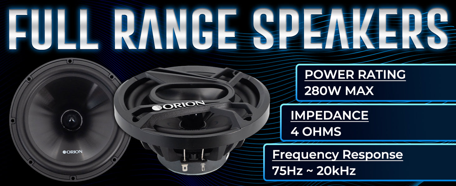 CB65C - Altavoces de componentes de 6,5 pulgadas 