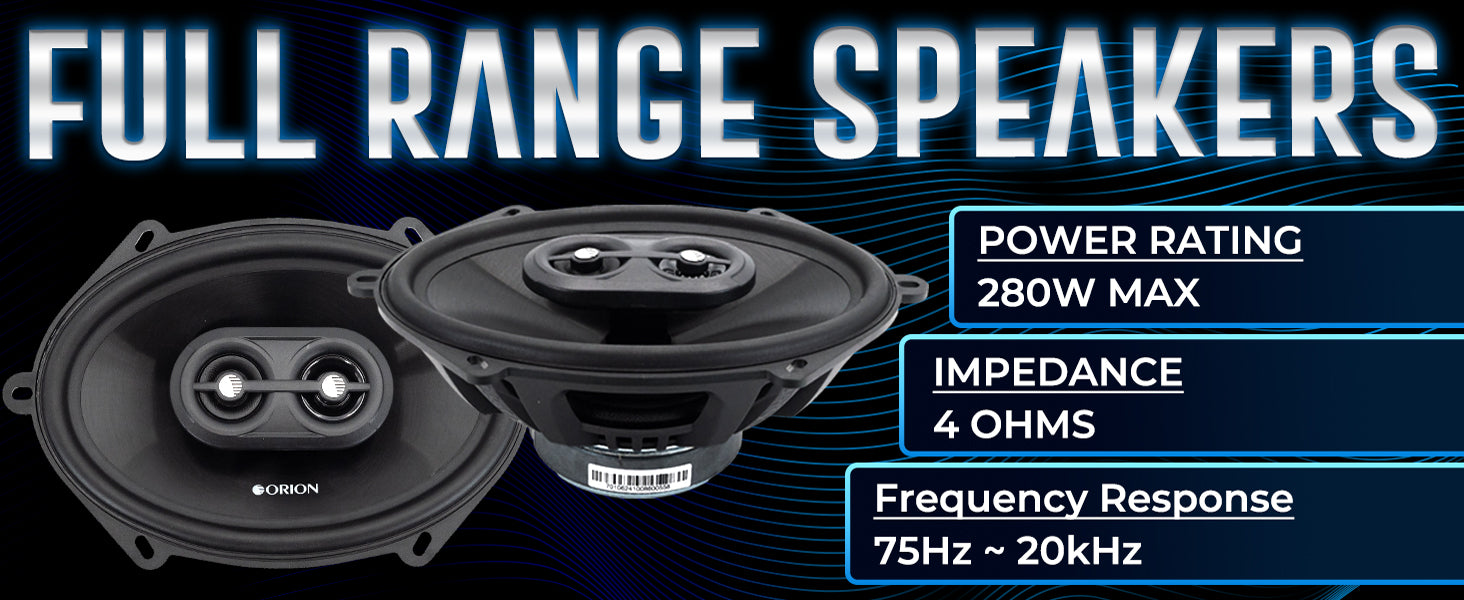 CB683 - Altavoces de 3 vías de 6 x 8 pulgadas 