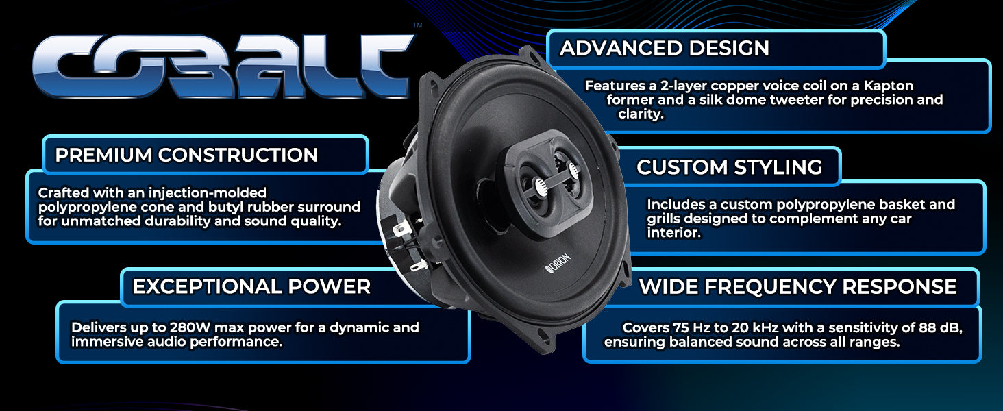 CB683 - Altavoces de 3 vías de 6 x 8 pulgadas 