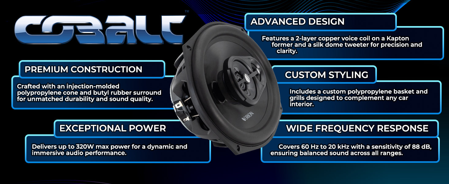 CB693 - 3 Way 6x9 Inch Speakers