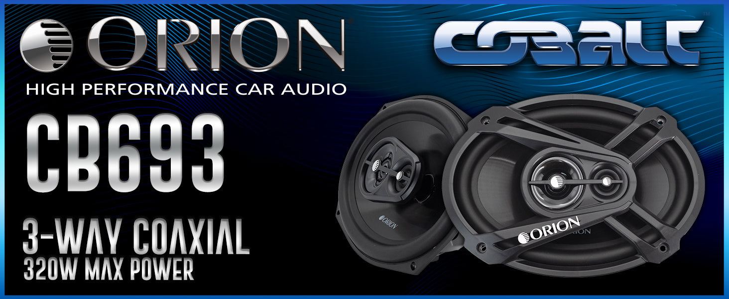 CB693 - 3 Way 6x9 Inch Speakers