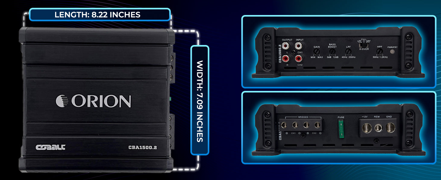 CBA1500.2 - 1500 Watt MAX 2 Channel Class A/B Amplifier