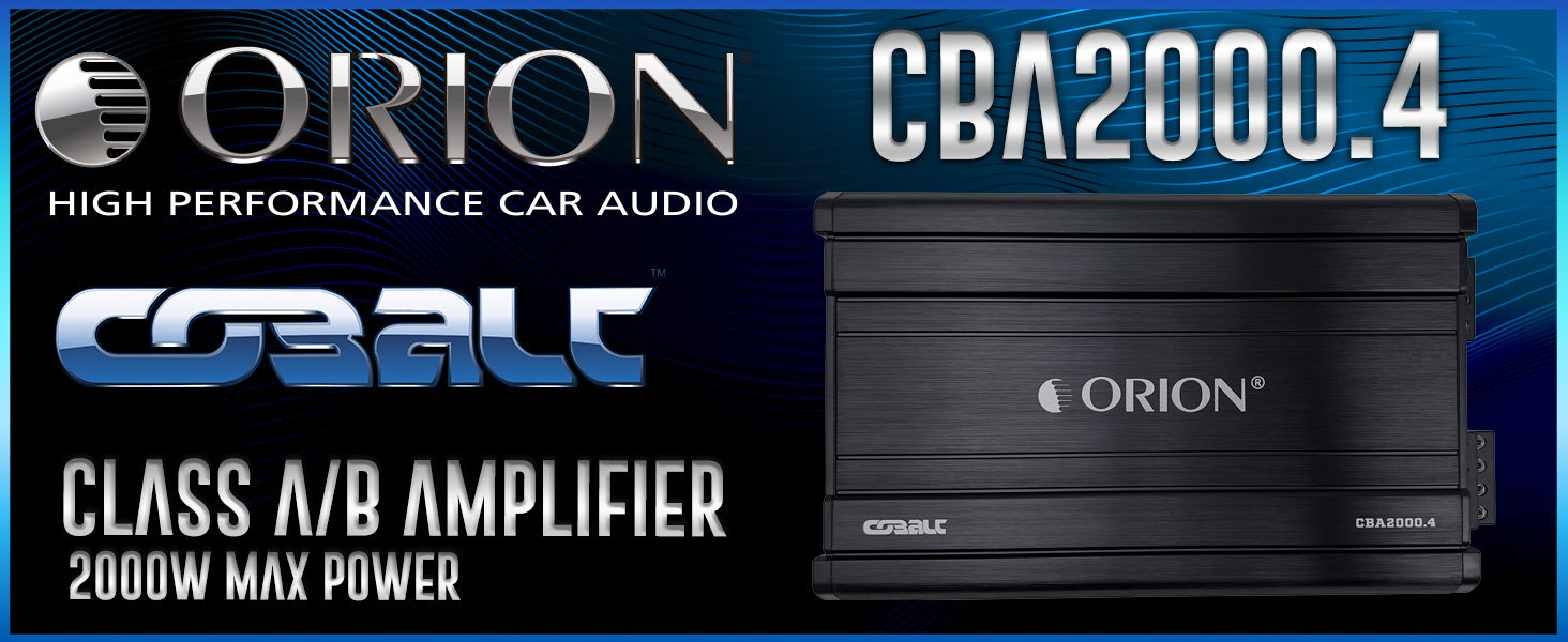 CBA2000.4 - 2000 Watt MAX 4 Channel Class A/B Amplifier