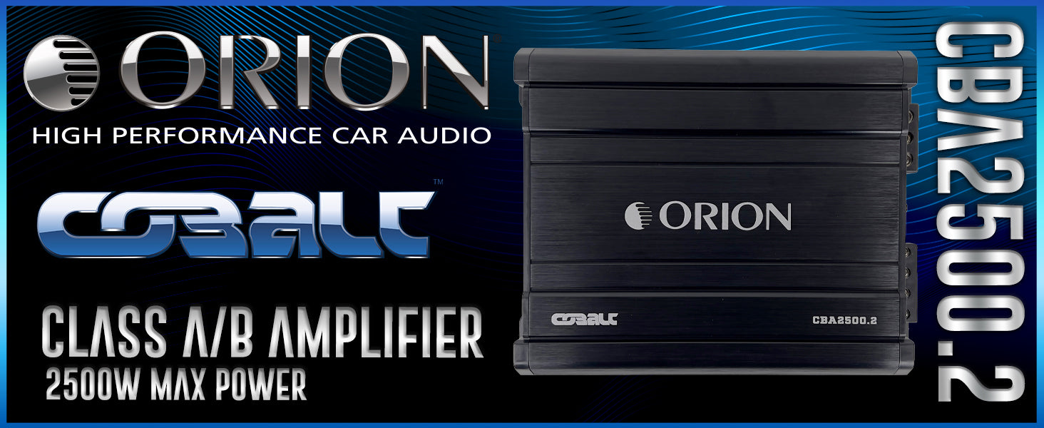 CBA2500.2 - 2500 Watt MAX 2 Channel Class A/B Amplifier