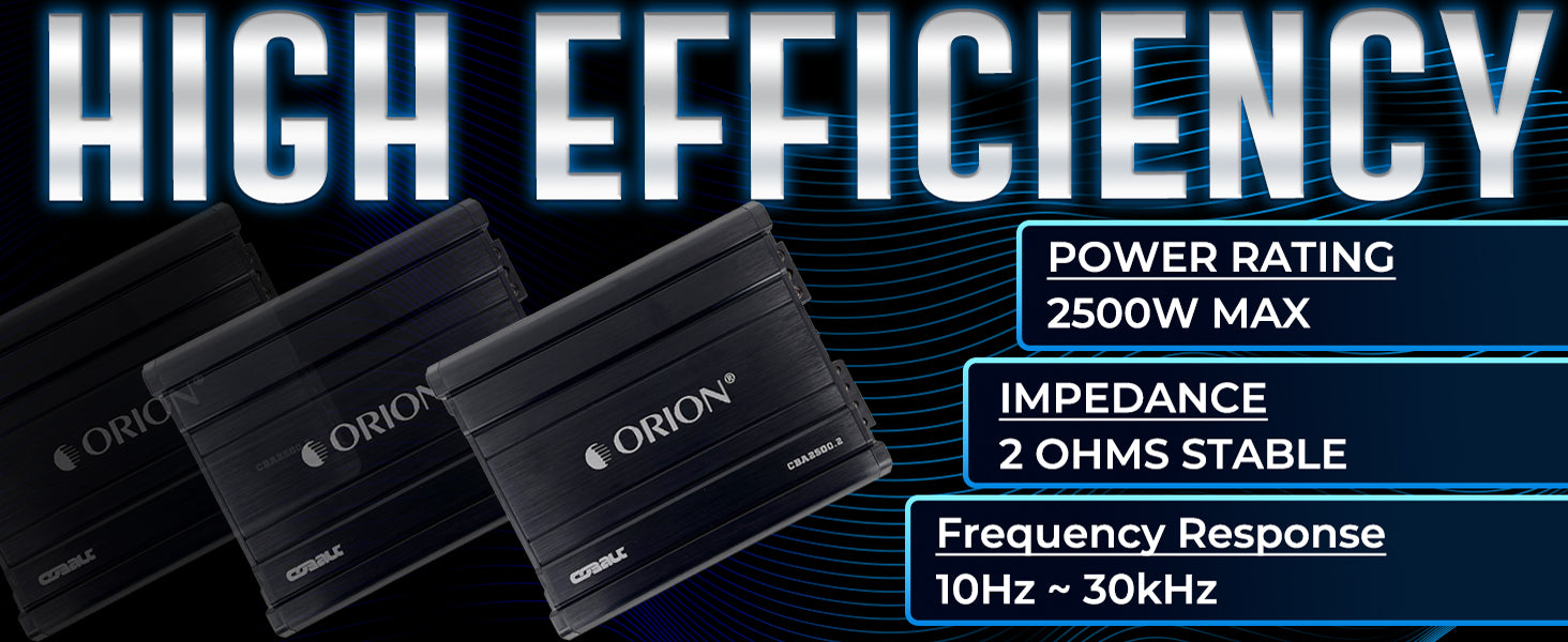 CBA2500.2 - 2500 Watt MAX 2 Channel Class A/B Amplifier