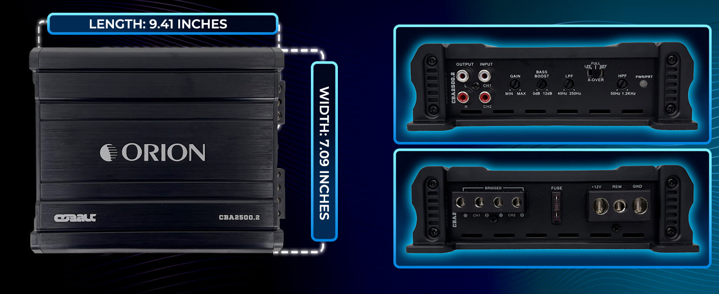 CBA2500.2 - 2500 Watt MAX 2 Channel Class A/B Amplifier