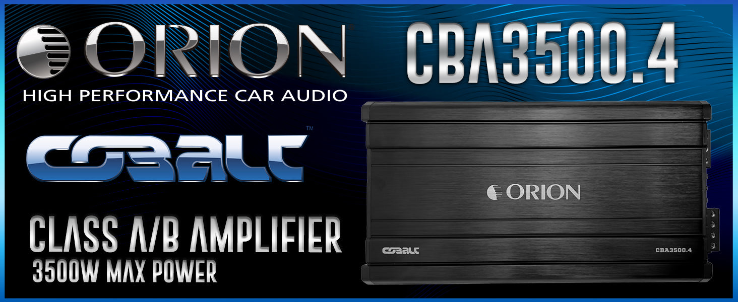CBA3500.4 - 3500 Watt MAX 4 Channel Class A/B Amplifier