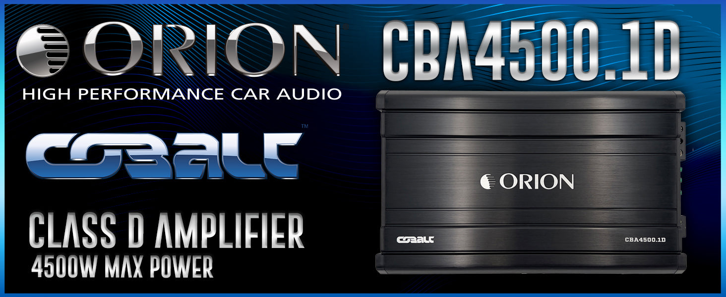 CBA4500.1D - 4500 Watt MAX Class D Monoblock Amplifier