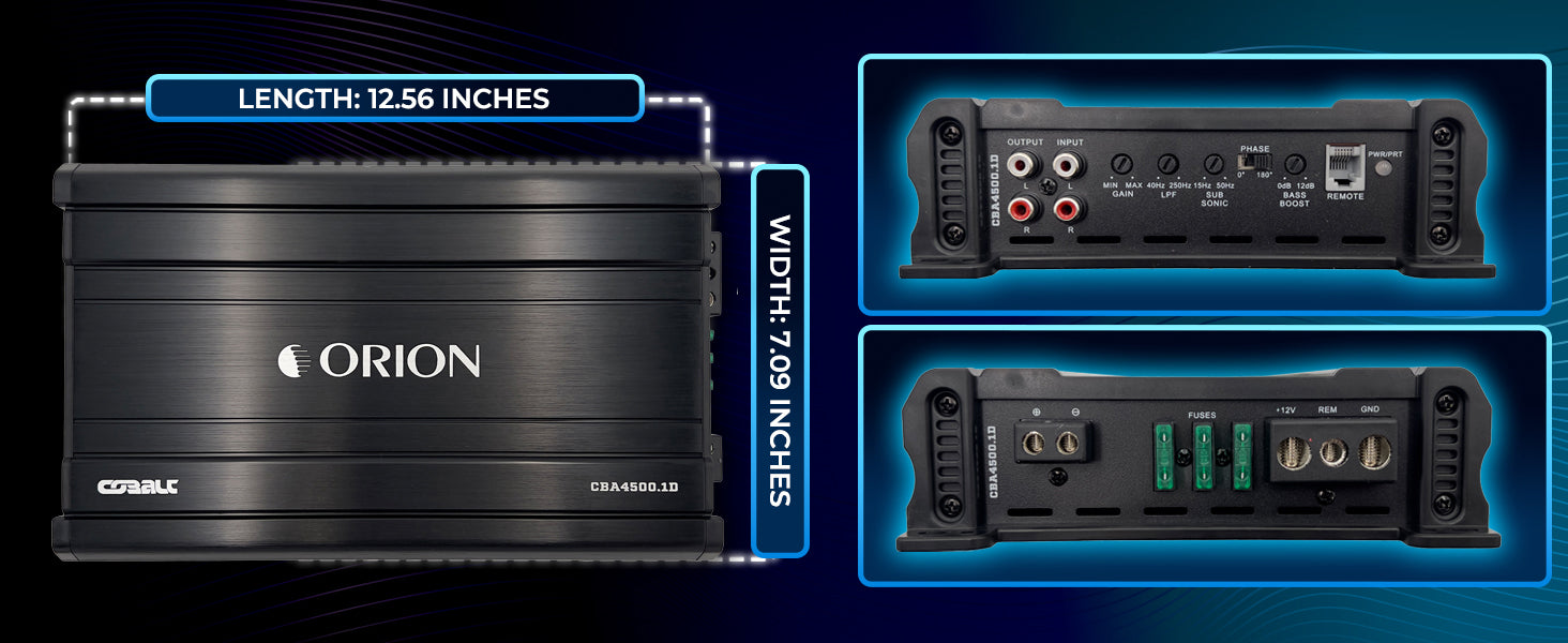 CBA4500.1D - 4500 Watt MAX Class D Monoblock Amplifier