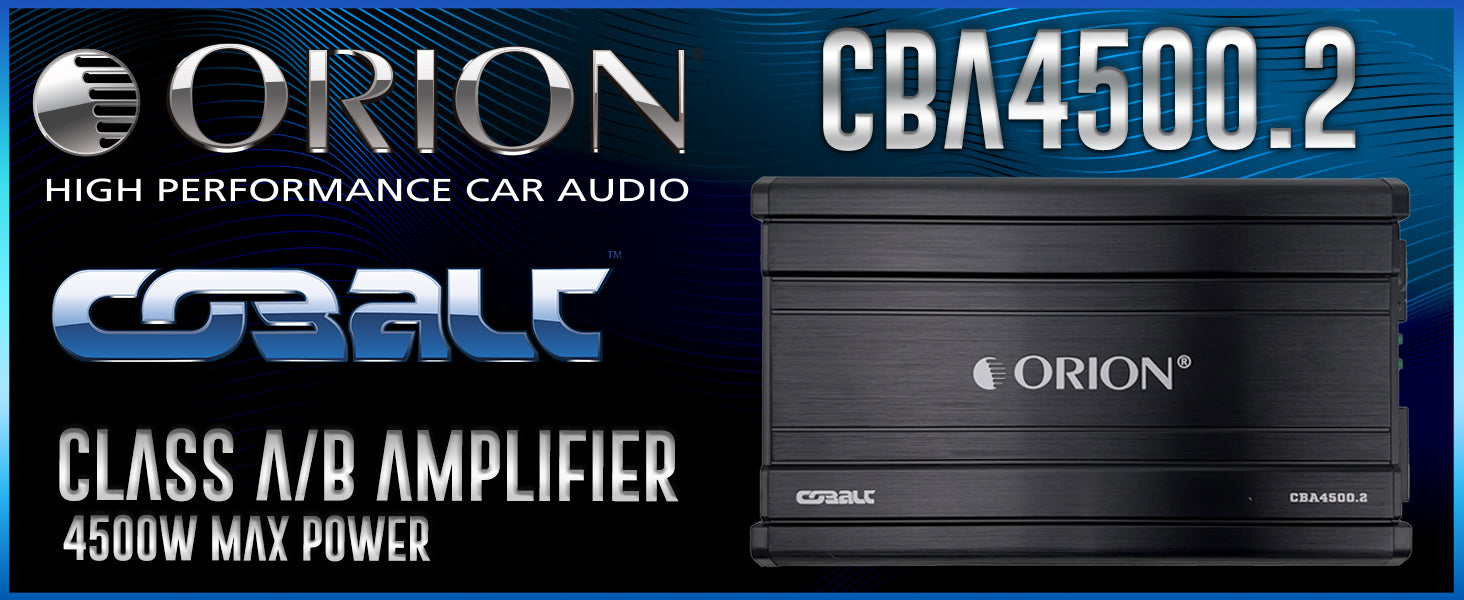 CBA4500.2 - 4500 Watt MAX 2 Channel Class A/B Amplifier