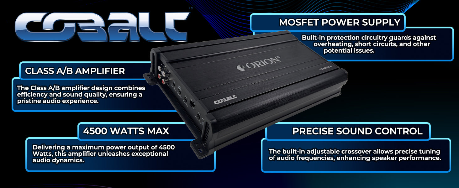CBA4500.2 - 4500 Watt MAX 2 Channel Class A/B Amplifier