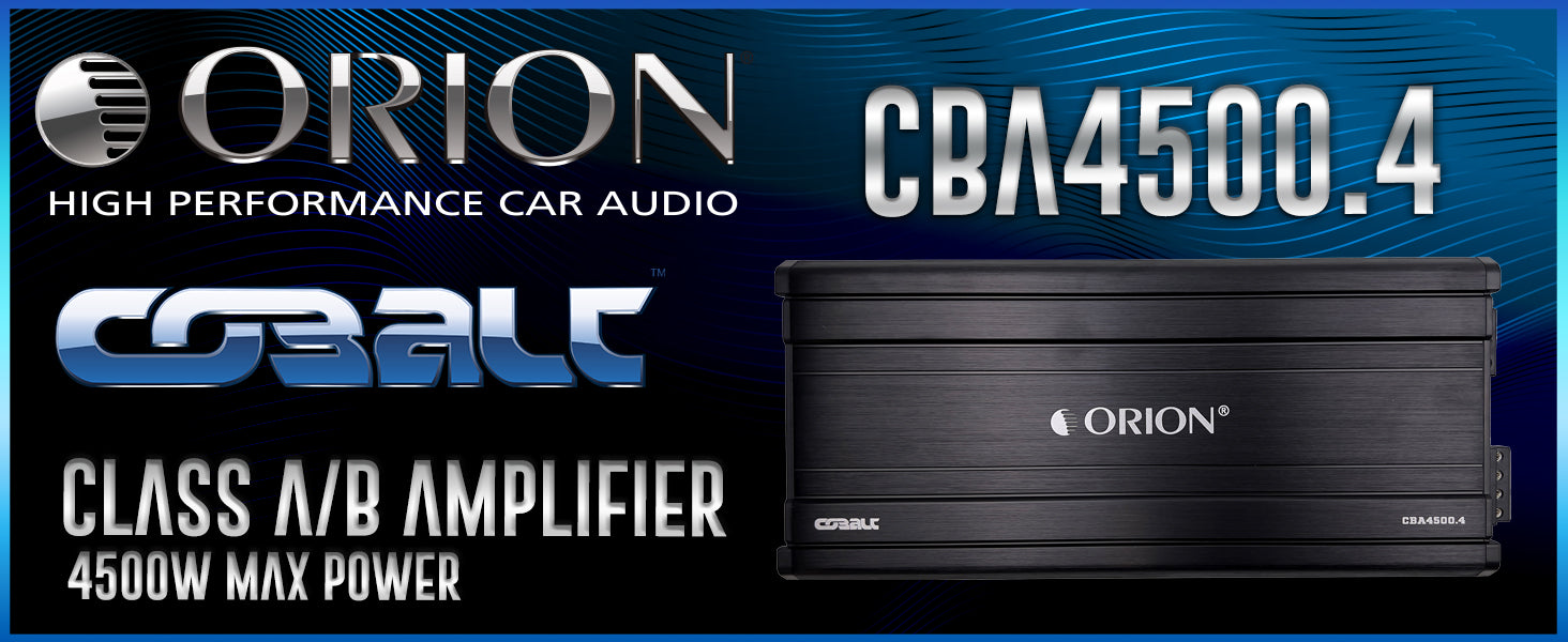 CBA4500.4 - 4500 Watt MAX 4 Channel Class A/B Amplifier