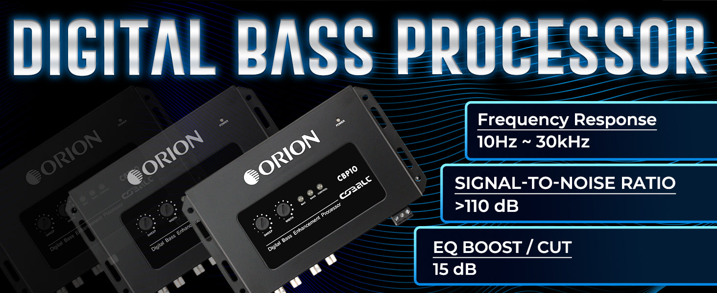 CBP10 Digital Bass Processor with Bass Restoration & 10V Output