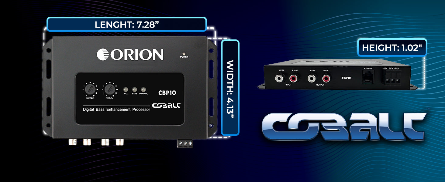 CBP10 Digital Bass Processor with Bass Restoration & 10V Output