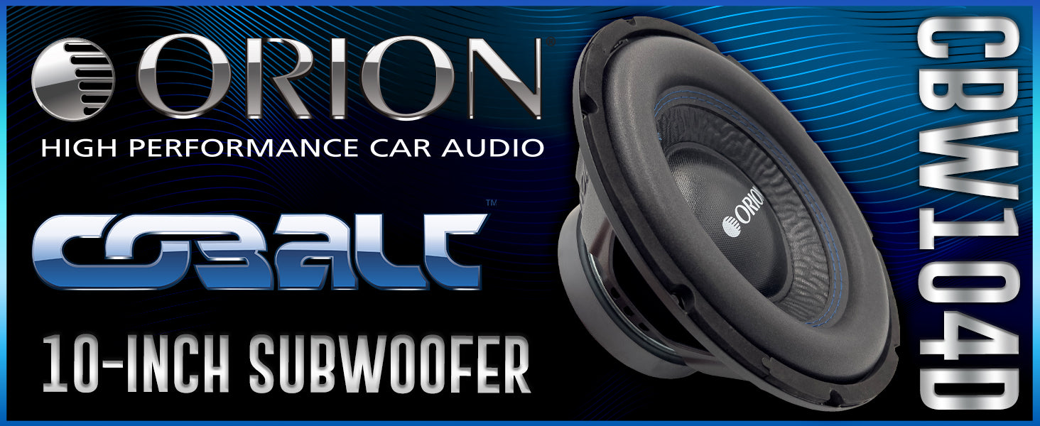 10 Inch Dual VC Car Subwoofer CBW104D for Deep Bass