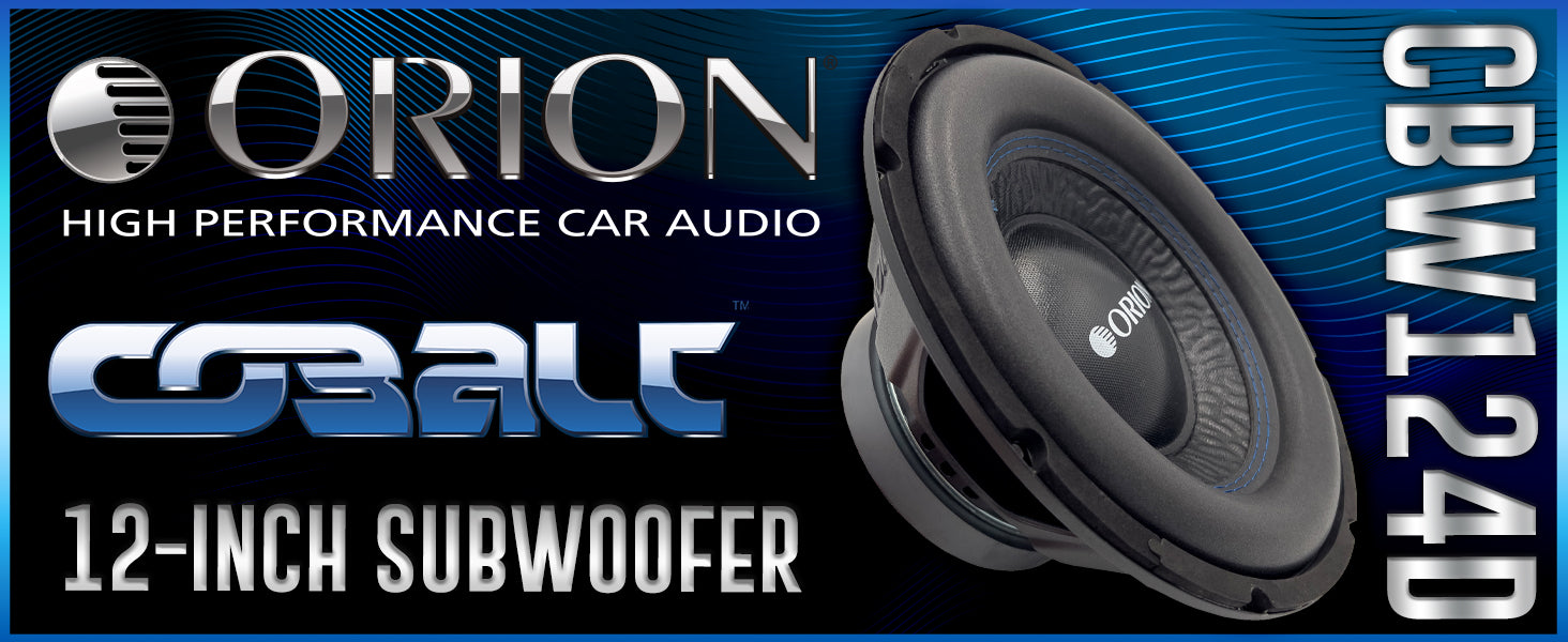 12 Inch Dual VC Car Subwoofer CBW124D: Strong Bass