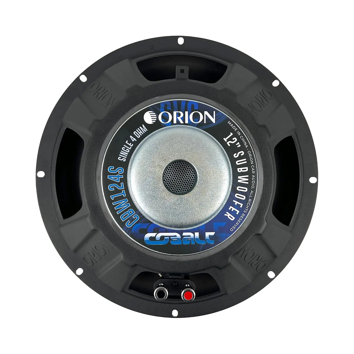 CBW124S - 12 Inch Subwoofer 400 Watts RMS 4-Ohm SVC - Orion Car Audio